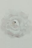 ВГ-13 роза белая, шелк, 15 см, упаковка 10 шт