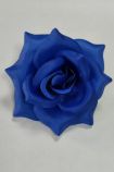 Роза ВК-106, синяя, шелк, 14 см, упаковка 10 шт