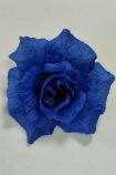 Роза ВК-151, синяя, шелк, 14 см, упаковка 10 шт