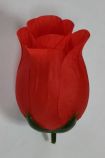 Бутон розы ВК-02, красн, шелк 9 см упак 20 шт
