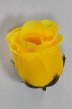 Бутон розы ВК-03, желт, шелк, 7 см, упак 20 шт